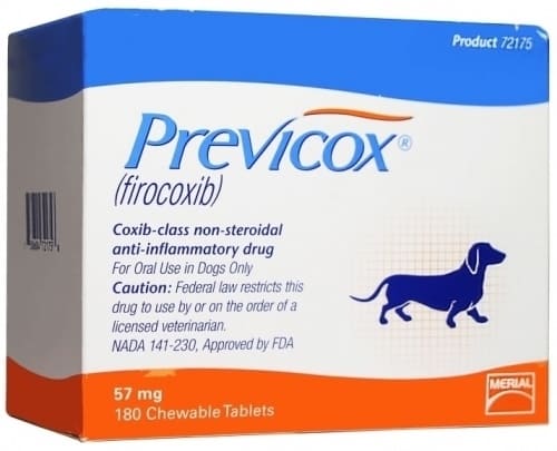 Previcox Comprimidos Masticables con Envases de Blister 57 mg 180 tablets 1
