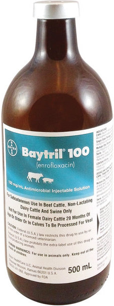 Baytril 100 100 mg/ml 500 ml 1