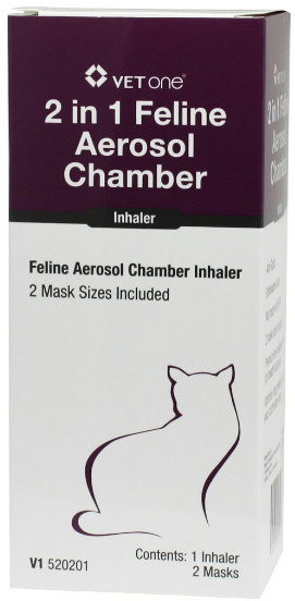 2 in 1 Feline Aerosol Chamber Inhaler 