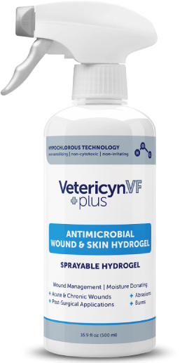 Vetericyn VF Plus Antimicrobial Wound & Skin Hydrogel Spray