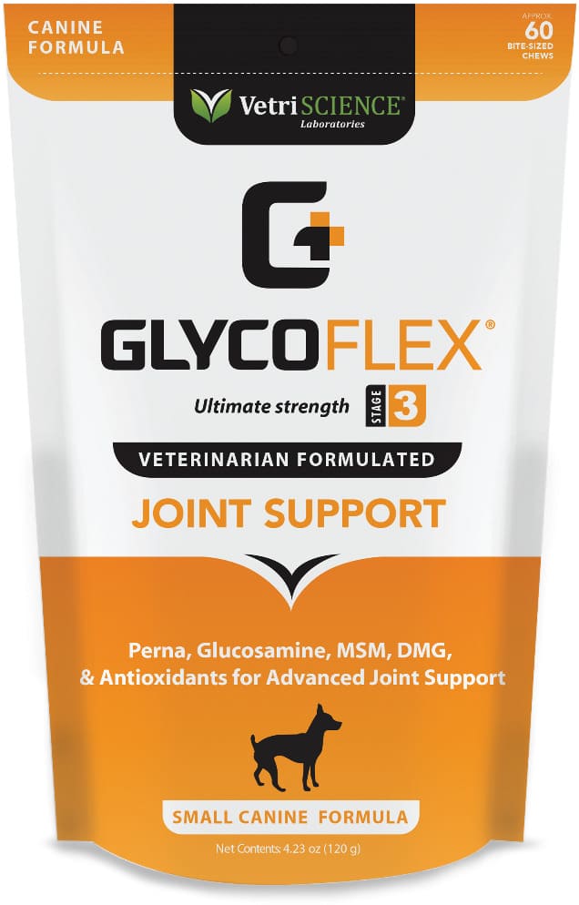 VetriScience GlycoFlex Stage 3 Bite-Sized Chews for Small Dogs